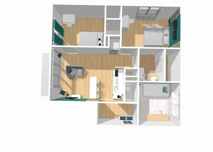Home Ganusha Cosy 3 Chambres Parking Gratuit Balcon